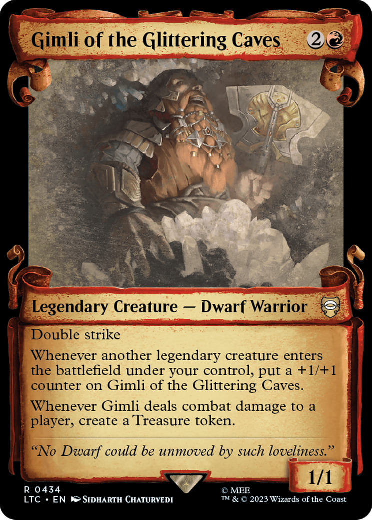 Gimli of the Glittering Caves [The Lord of the Rings: Tales of Middle-Earth Commander Showcase Scrolls] | Exor Games Bridgewater