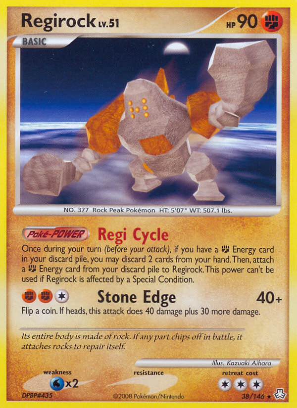 Regirock (38/146) [Diamond & Pearl: Legends Awakened] | Exor Games Bridgewater