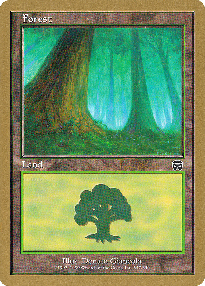 Forest (jt347a) (Jan Tomcani) [World Championship Decks 2001] | Exor Games Bridgewater