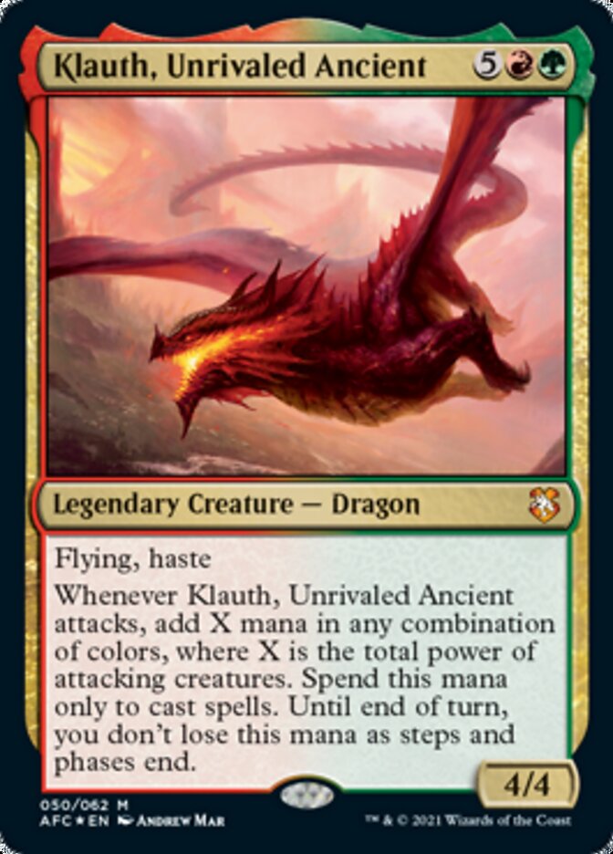 Klauth, Unrivaled Ancient [Dungeons & Dragons: Adventures in the Forgotten Realms Commander] | Exor Games Bridgewater