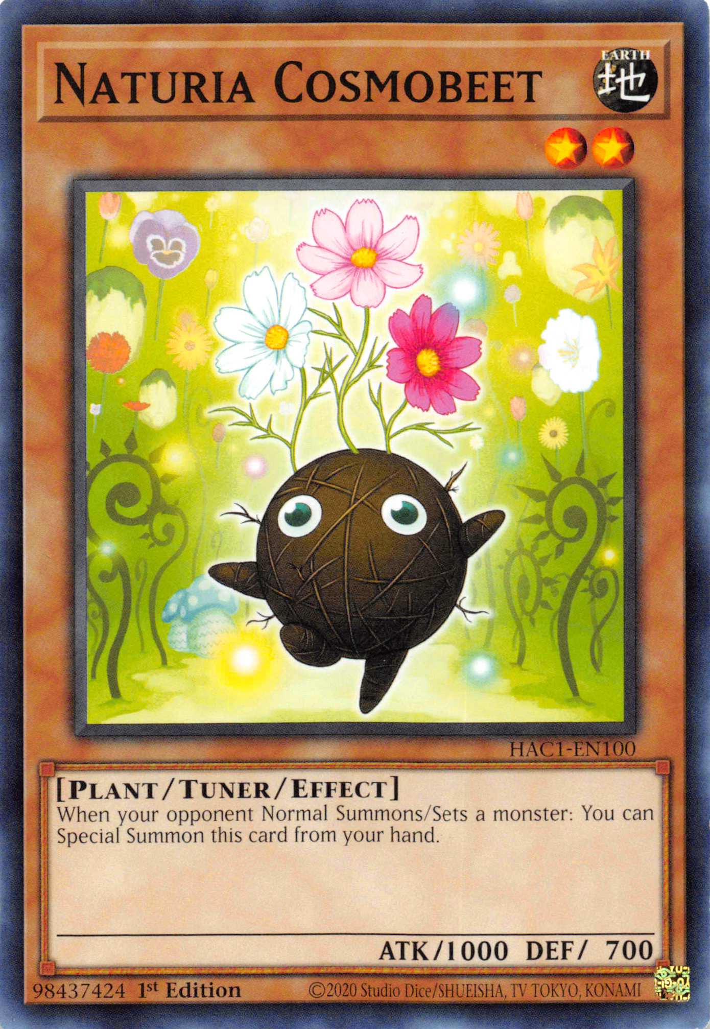 Naturia Cosmobeet [HAC1-EN100] Common | Exor Games Bridgewater