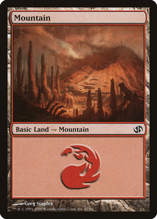 Mountain (61) [Duel Decks: Jace vs. Chandra] | Exor Games Bridgewater