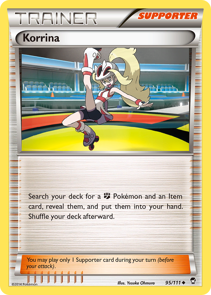 Korrina (95/111) [XY: Furious Fists] | Exor Games Bridgewater