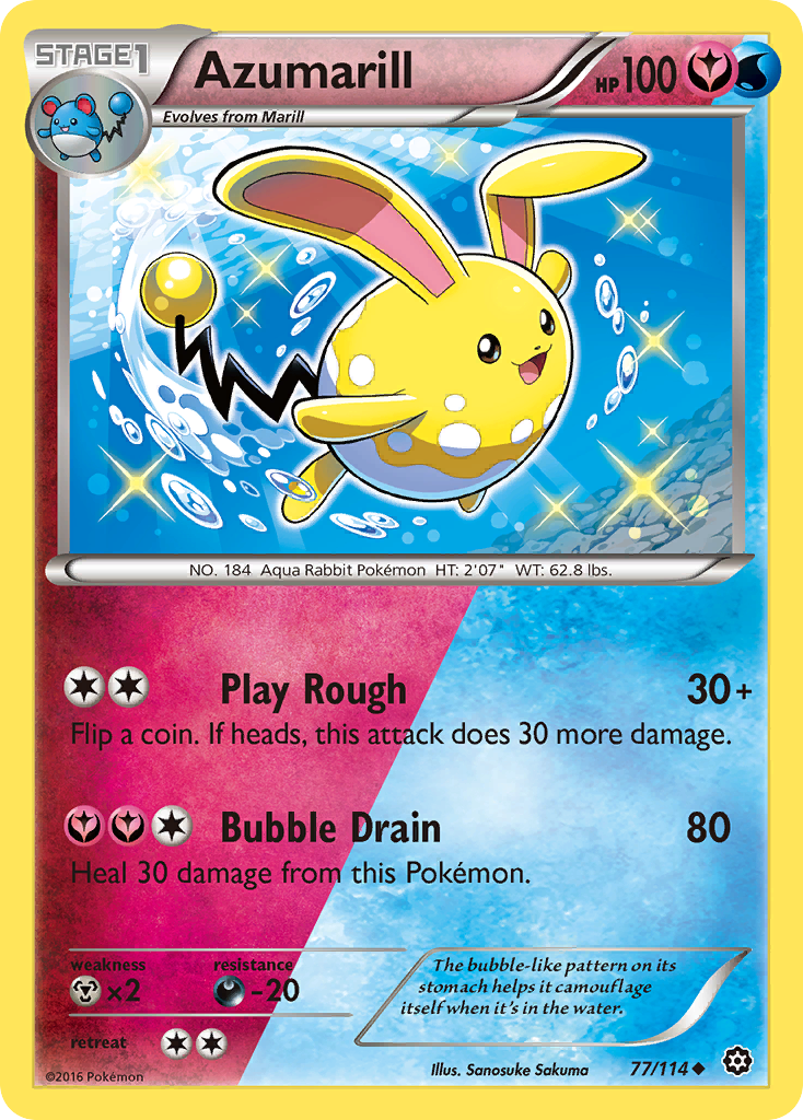 Azumarill (77/114) [XY: Steam Siege] | Exor Games Bridgewater