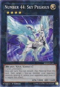 Number 44: Sky Pegasus (Shatterfoil) [BP03-EN130] Rare | Exor Games Bridgewater