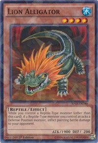 Lion Alligator (Shatterfoil) [BP03-EN089] Rare | Exor Games Bridgewater