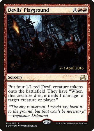 Devils' Playground [Shadows over Innistrad Promos] | Exor Games Bridgewater