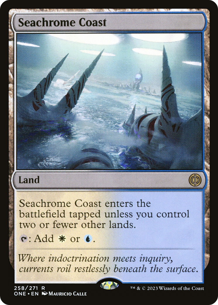 Seachrome Coast [Phyrexia: All Will Be One] | Exor Games Bridgewater