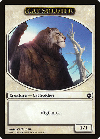 Cat Soldier Token [Born of the Gods Tokens] | Exor Games Bridgewater