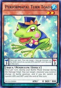 Performapal Turn Toad [DUEA-EN010] Rare | Exor Games Bridgewater