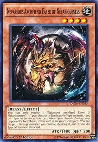 Nefarious Archfiend Eater of Nefariousness [DUEA-EN035] Common | Exor Games Bridgewater