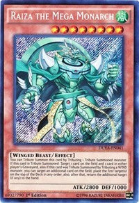 Raiza the Mega Monarch [DUEA-EN041] Secret Rare | Exor Games Bridgewater