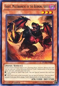 Graff, Malebranche of the Burning Abyss [DUEA-EN083] Rare | Exor Games Bridgewater