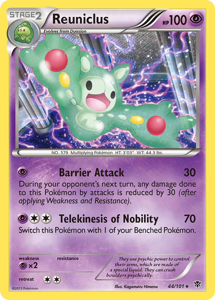 Reuniclus (44/101) [Black & White: Plasma Blast] | Exor Games Bridgewater