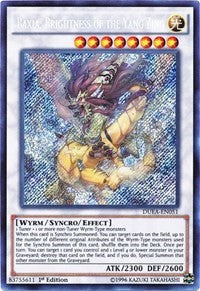 Baxia, Brightness of the Yang Zing [DUEA-EN051] Secret Rare | Exor Games Bridgewater