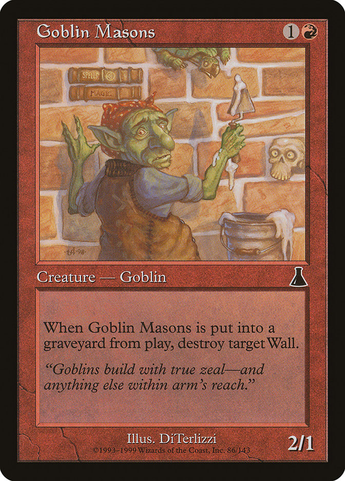 Goblin Masons [Urza's Destiny] | Exor Games Bridgewater