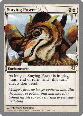 Staying Power [Unhinged] | Exor Games Bridgewater
