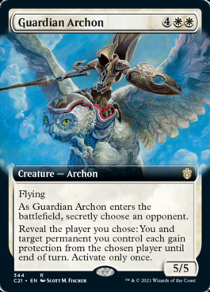 Guardian Archon (Extended) [Commander 2021] | Exor Games Bridgewater