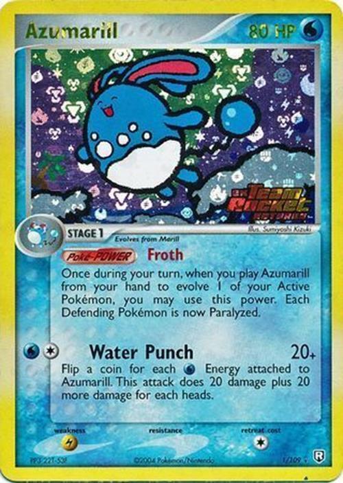 Azumarill (1/109) (Stamped) [EX: Team Rocket Returns] | Exor Games Bridgewater