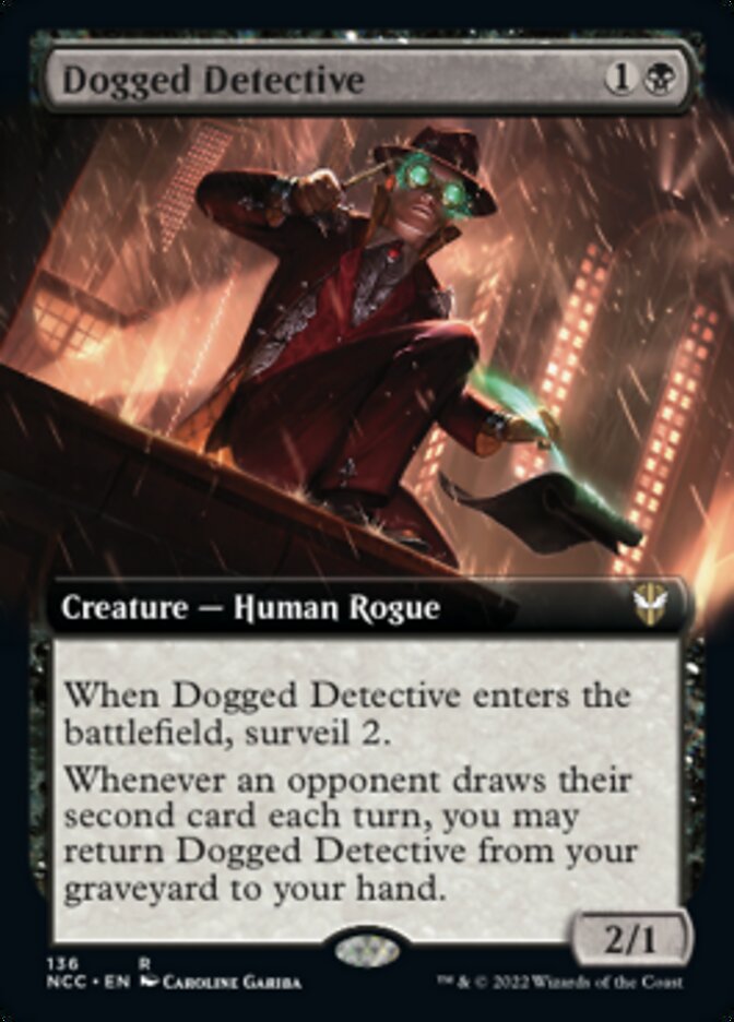 Dogged Detective (Extended Art) [Streets of New Capenna Commander] | Exor Games Bridgewater