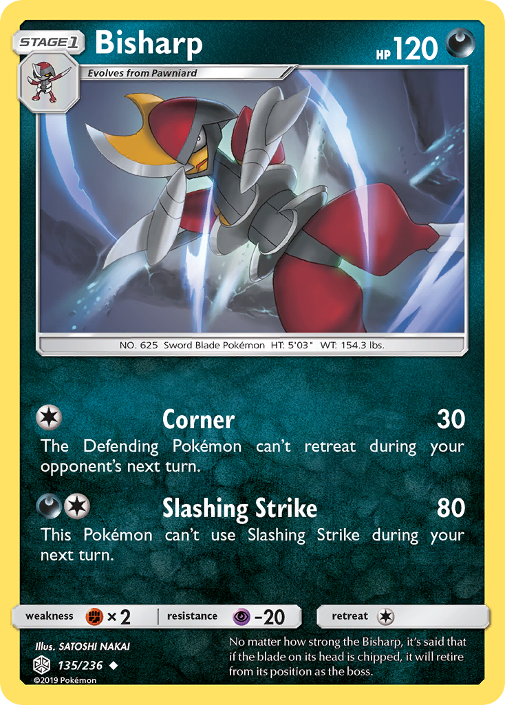 Bisharp (135/236) [Sun & Moon: Cosmic Eclipse] | Exor Games Bridgewater