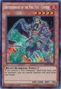 Brotherhood of the Fire Fist - Coyote [MP14-EN054] Secret Rare | Exor Games Bridgewater