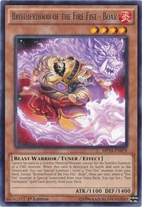 Brotherhood of the Fire Fist - Boar [MP14-EN079] Rare | Exor Games Bridgewater