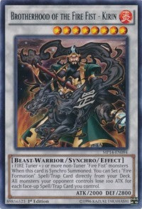 Brotherhood of the Fire Fist - Kirin [MP14-EN094] Rare | Exor Games Bridgewater