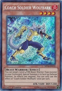 Coach Soldier Wolfbark [MP14-EN119] Secret Rare | Exor Games Bridgewater