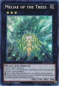 Meliae of the Trees [MP14-EN165] Secret Rare | Exor Games Bridgewater