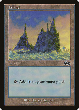 Island (337) [Urza's Saga] | Exor Games Bridgewater