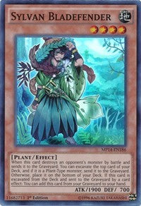 Sylvan Bladefender [MP14-EN186] Super Rare | Exor Games Bridgewater