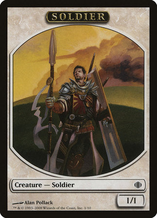 Soldier Token [Shards of Alara Tokens] | Exor Games Bridgewater