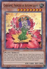 Chirubime, Princess of Autumn Leaves [MP14-EN216] Super Rare | Exor Games Bridgewater