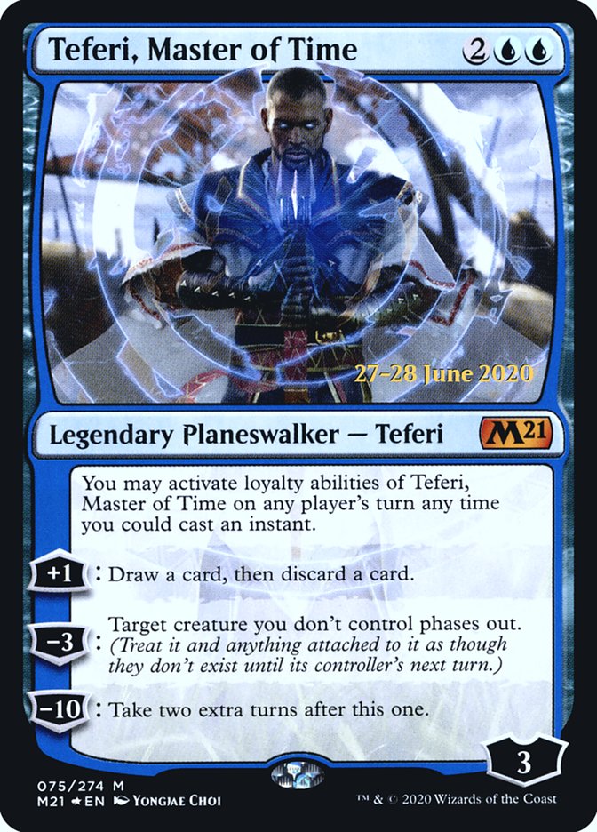 Teferi, Master of Time  [Core Set 2021 Prerelease Promos] | Exor Games Bridgewater