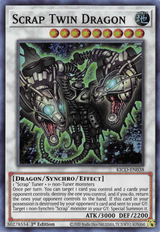 Scrap Twin Dragon [KICO-EN038] Super Rare | Exor Games Bridgewater