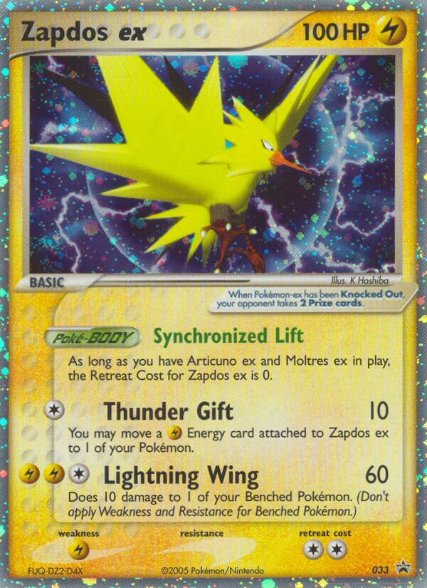 Zapdos ex (033) [Nintendo: Black Star Promos] | Exor Games Bridgewater