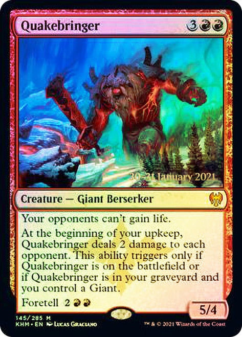 Quakebringer  [Kaldheim Prerelease Promos] | Exor Games Bridgewater