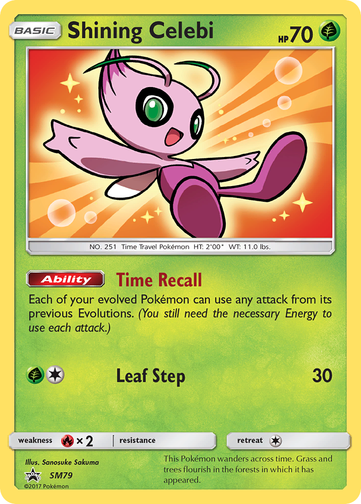 Shining Celebi (SM79) [Sun & Moon: Black Star Promos] | Exor Games Bridgewater