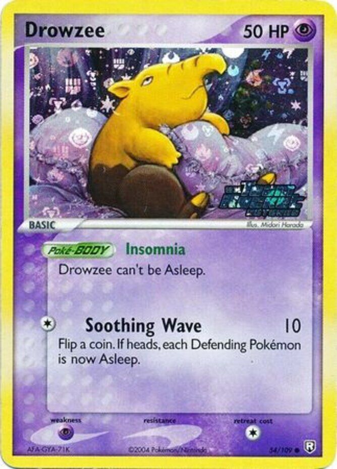 Drowzee (54/109) (Stamped) [EX: Team Rocket Returns] | Exor Games Bridgewater