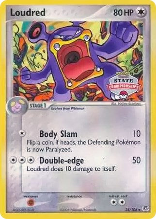 Loudred (35/106) (State Championships) [EX: Emerald] | Exor Games Bridgewater