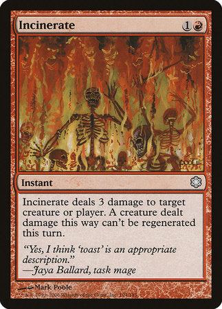 Incinerate [Coldsnap Theme Decks] | Exor Games Bridgewater