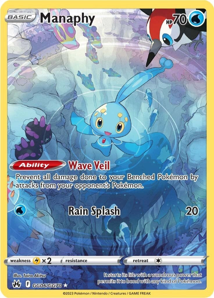 Manaphy (GG06/GG70) [Sword & Shield: Crown Zenith] | Exor Games Bridgewater