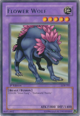 Flower Wolf [LOB-107] Rare | Exor Games Bridgewater