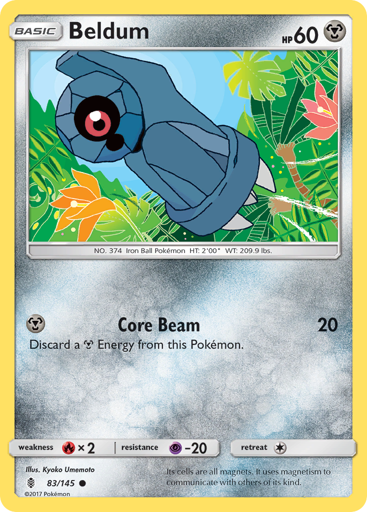 Beldum (83/145) [Sun & Moon: Guardians Rising] | Exor Games Bridgewater