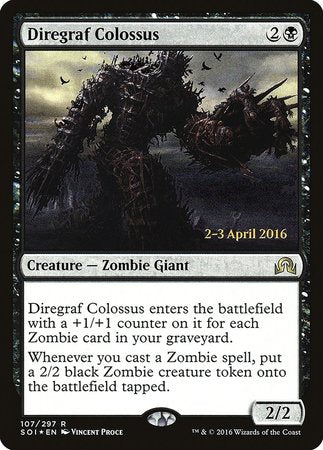 Diregraf Colossus [Shadows over Innistrad Promos] | Exor Games Bridgewater