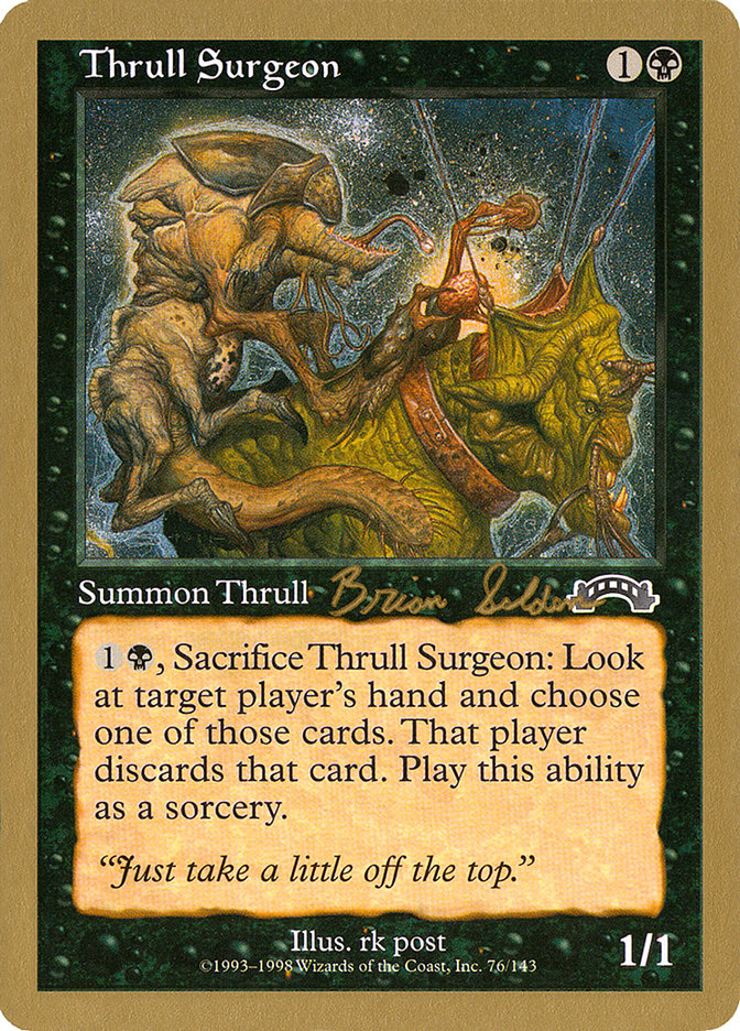 Thrull Surgeon (Brian Selden) [World Championship Decks 1998] | Exor Games Bridgewater