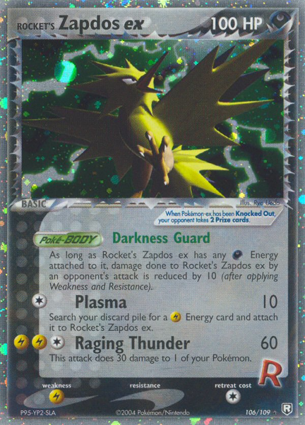 Rocket's Zapdos ex (106/109) [EX: Team Rocket Returns] | Exor Games Bridgewater