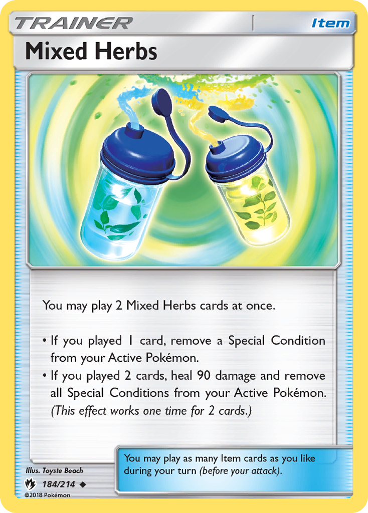 Mixed Herbs (184/214) [Sun & Moon: Lost Thunder] | Exor Games Bridgewater