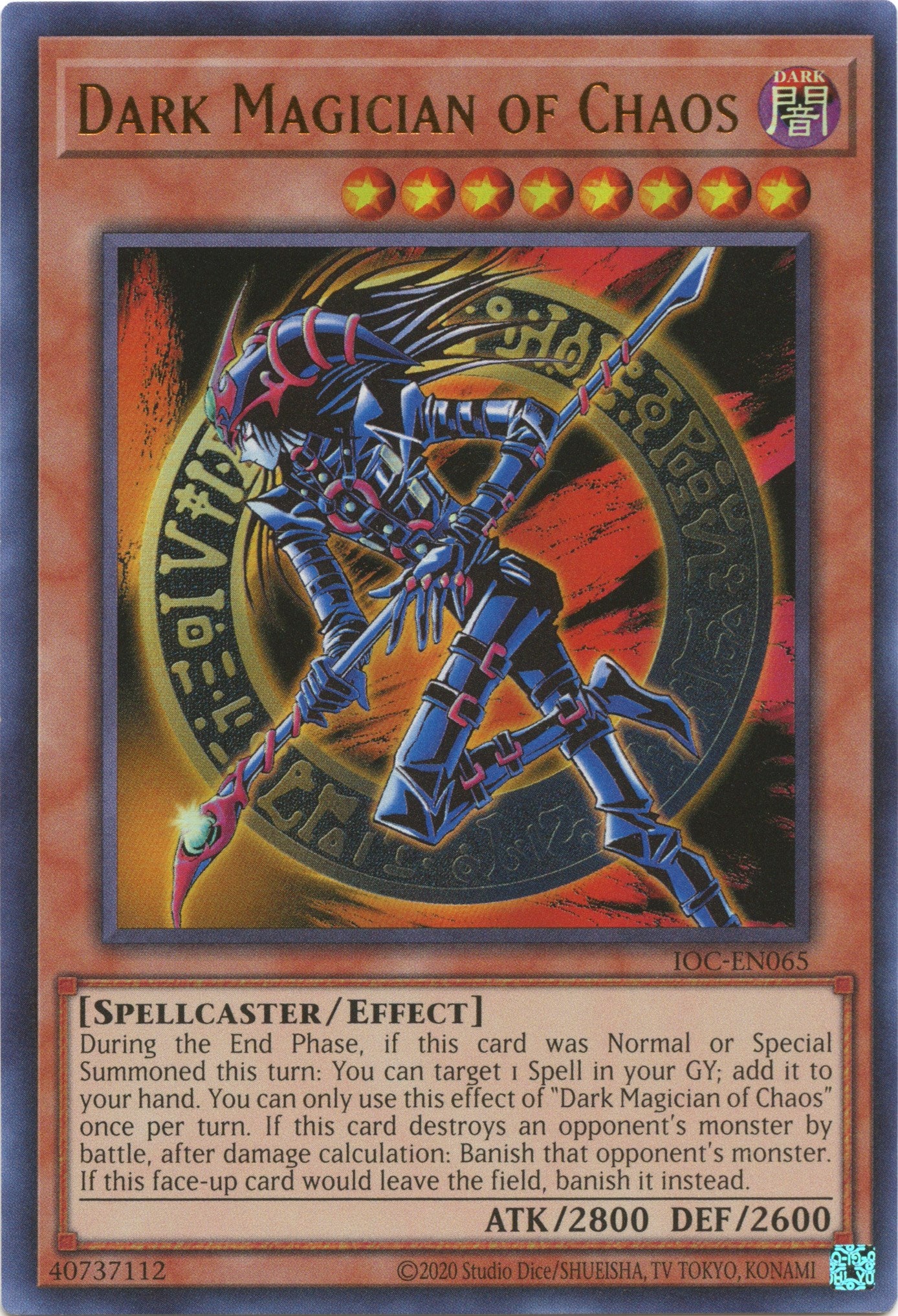 Dark Magician of Chaos (25th Anniversary) [IOC-EN065] Ultra Rare | Exor Games Bridgewater